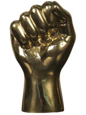 The Solidarity Fist Sculpture In Brass