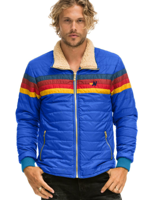 Men's 4 Stripe Jacket -  Snorkel Blue