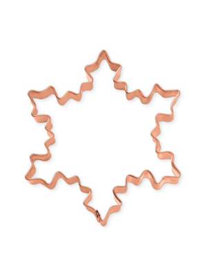 Williams Sonoma Copper Snowflake Cookie Cutter