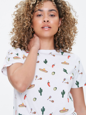 Sombrero Print Tee