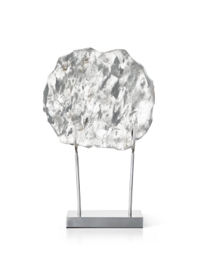 Bi-crystal Sculpture On Stand, Medium