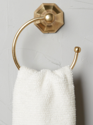 Brass Circlet Towel Ring