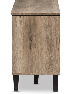 Waverly Media Cabinet Light Oak