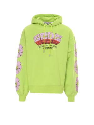 Gcds Graphic Print Hooded Sweatshirt