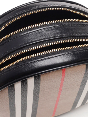 Burberry Louise Icon Stripe Round Crossbody Bag