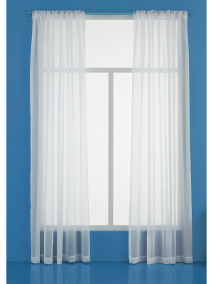 Sheer Window Curtain Panels - Room Essentials™