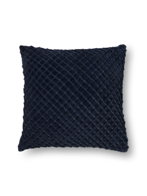 Navy Velvet Pillow