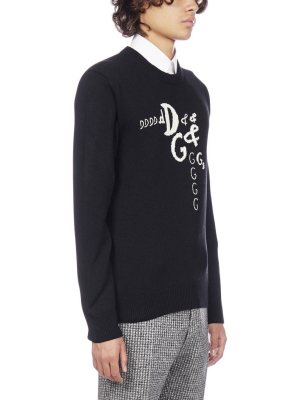 Dolce & Gabbana Logo Knit Sweater