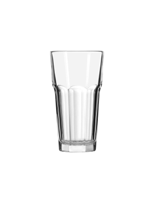 12.5oz Glass Tremont Tall Faceted Tumbler - Threshold™