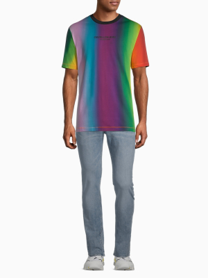 Pride Logo Blur Stripe T-shirt