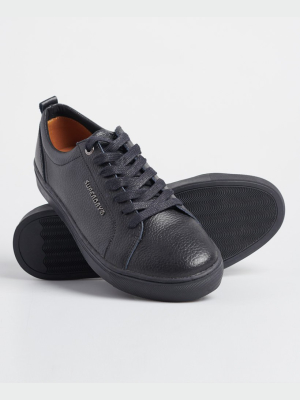 Truman Leather Lace Up Trainers