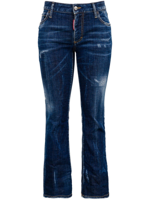 Dsquared2 Cropped Flared Jeans