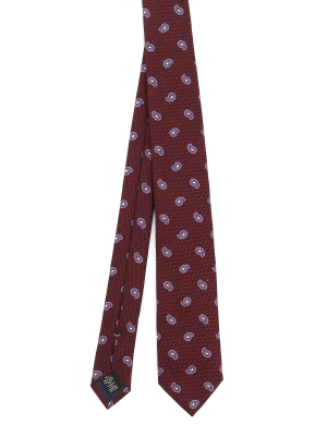 Ermenegildo Zegna Paisley Printed Tie