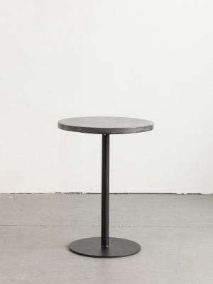 Mica Stone Top Side Table Tall