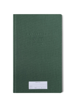 No 17 Tall Notebook - Green