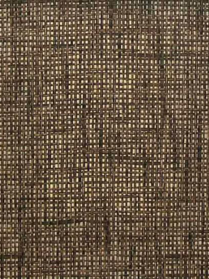 Paper Weave Wallpaper In Brown And Black On Ivory From The Winds Of The Asian Pacific Collection By Burke Decor