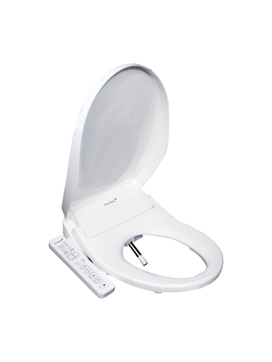 Sb-2600 Electric Bidet Toilet Seat With Unlimited Heated Water And Touch Control Panel For Elongated Toilets White - Smartbidet