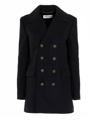 Saint Laurent Double-breasted Peacoat