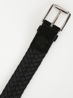 Tod's Braided Buckle Belt