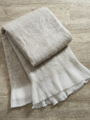 Split P Zara Throw - Pebble - 60''l