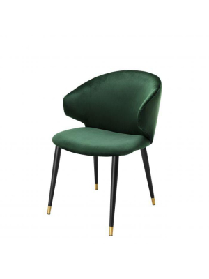 Eichholtz Volante Dining Chair With Wings - Green