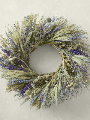 Blue Larkspur Wreath