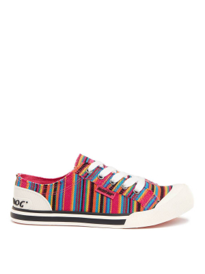 Jazzin Bright Stripe Sneaker