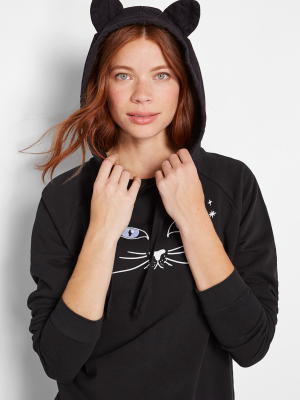 Practical Magic Cat Ears Hoodie