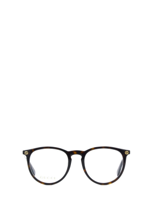 Gucci Eyewear Round Frame Glasses