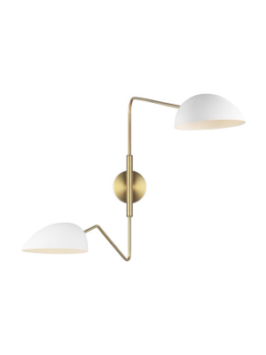 Jane Double Task Sconce