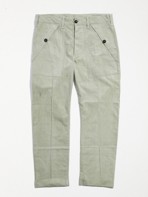 Pentimento Upcycled Pale Green Work Pant