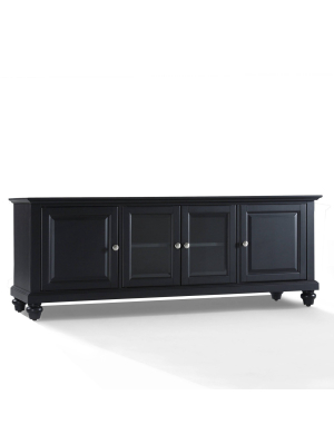 Cambridge Low Profile Tv Stand Black 65" - Crosley