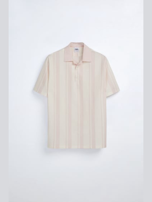 Polo With Vertical Stripes