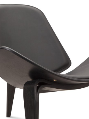 Shell - Shell Lounge Chair, Black Edition