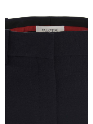 Valentino Cropped Wide Leg Pants