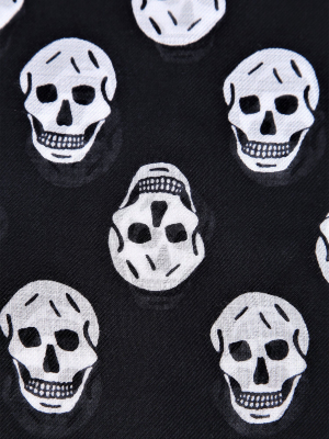 Alexander Mcqueen Biker Skull Scarf