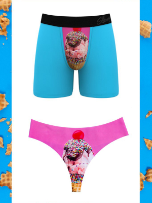 The Brain Freeze | Ice Cream Ball Hammock® Boxer And Thong Pack