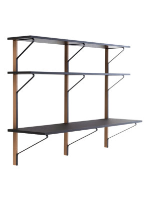 Kaaru Wall Shelf With Desk