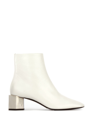 Off-white Square-heel Ankle Boots