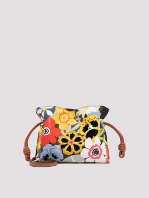 Loewe Pansies Mini Flamenco Clutch Bag