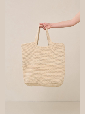 Big Oval Market Tote Straw