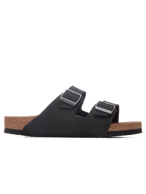 Birkenstock Wide Arizona Vegan Birkibuc - Black