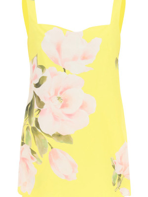 Valentino Floral Print Playsuit