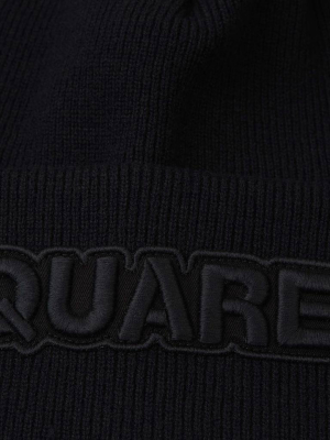 Dsquared2 Logo Embroidered Beanie