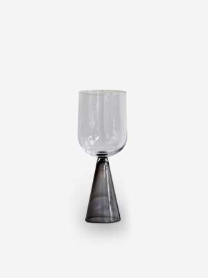 Evviva White Wine Glass Grey Set Of Four By Klaar Prims
