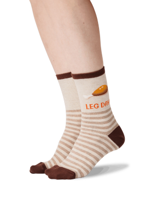 Women's Leg Day Crew Socks