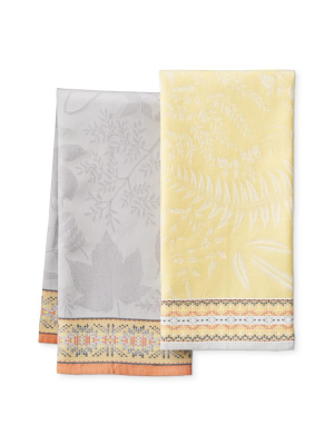 Autumnal Jacquard Towels, Set Of 2