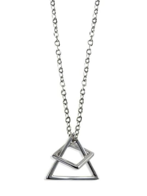 Sterling Silver Geo Game Necklace