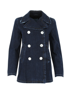 Prada Double-breasted Denim Coat