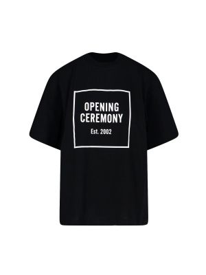 Opening Ceremony Box Logo Printed T-shirt